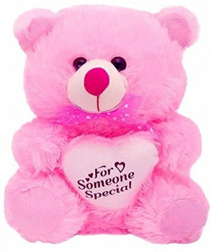 Sanvidecors Cute Pink Teddy Bear With Pink Heart - 30.005 cm ...