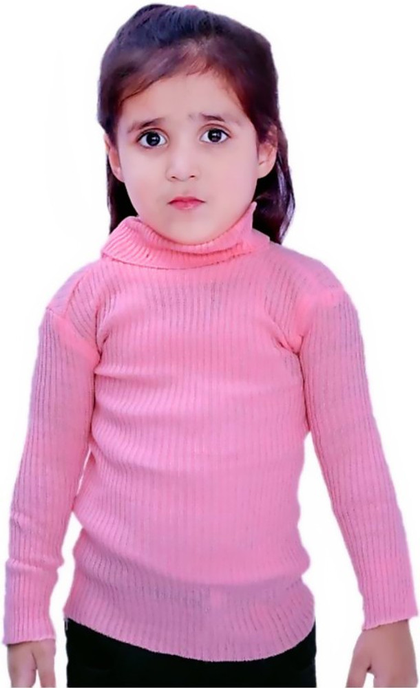 High neck sweater for baby girl sale