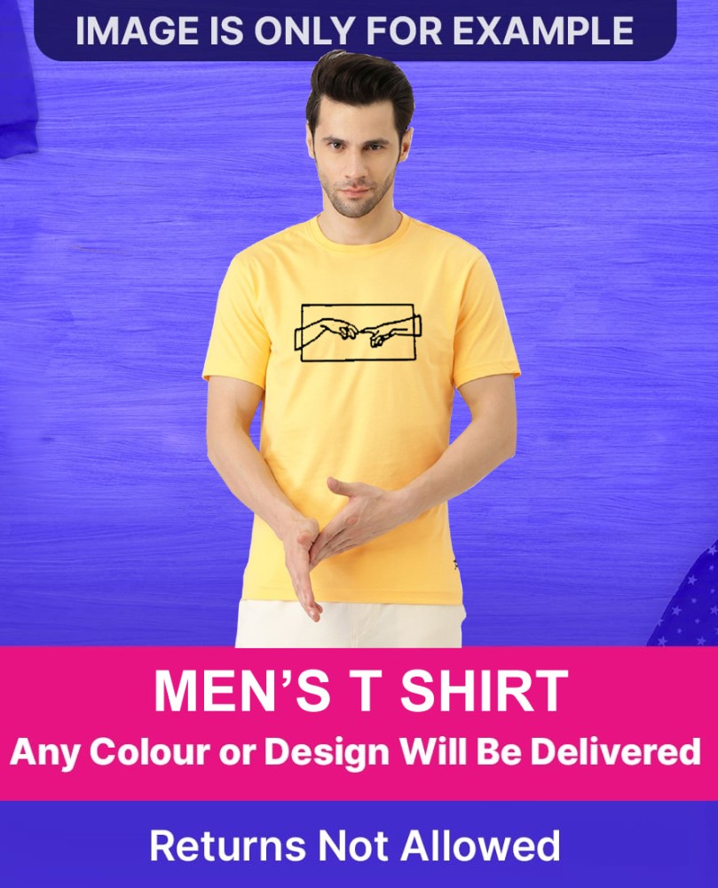 Graphic Print Men Yellow T-Shirt Price in India - Buy Graphic Print Men  Yellow T-Shirt online at