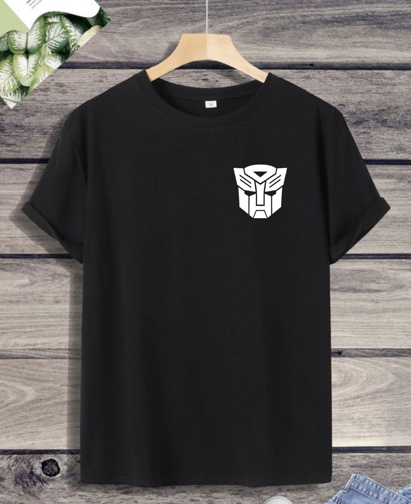 SA WORLD Printed Men Round Neck Black T Shirt Buy SA WORLD