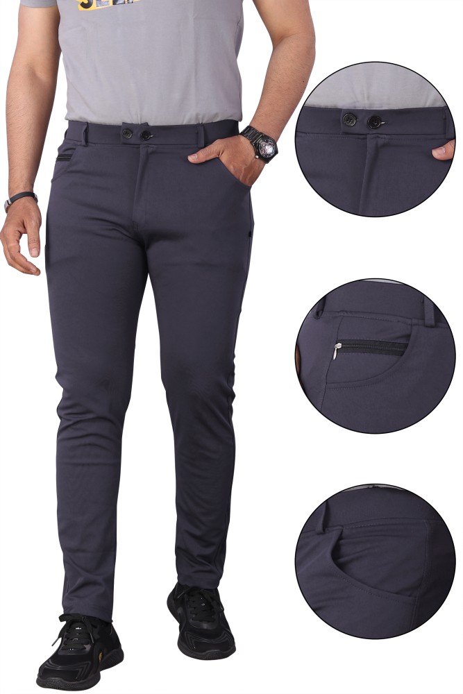 Buy online Combo Of Stretchable Khaki And Blue Slim Fit Casual Trousers  pack Of Stretchable 2 from Bottom Wear for Men by Bukkl for 1199 at 60  off  2023 Limeroadcom