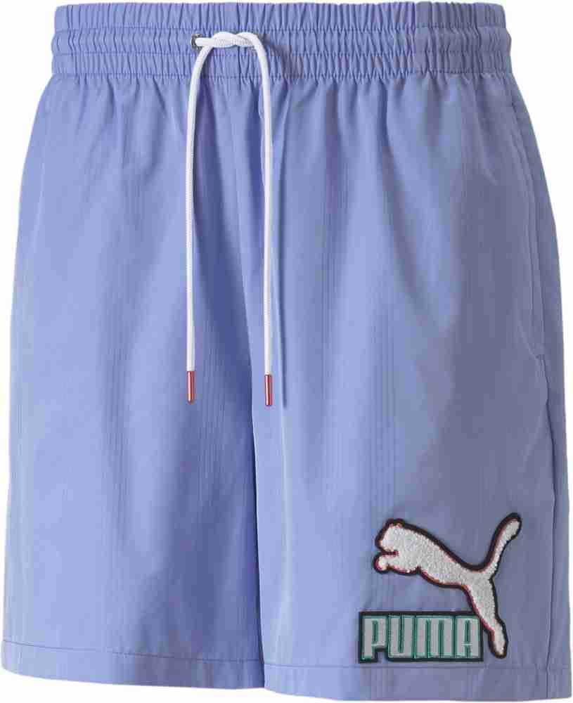 puma shorts mens purple