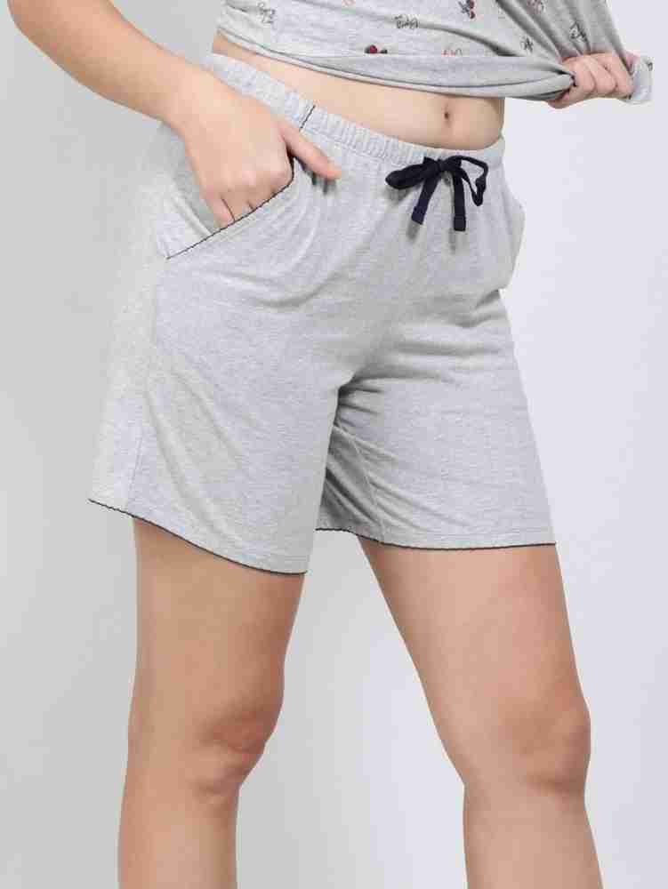 Jockey RX72 Women's Super Combed Cotton Relaxed Fit Sleep Shorts with  Convenient Side Pockets