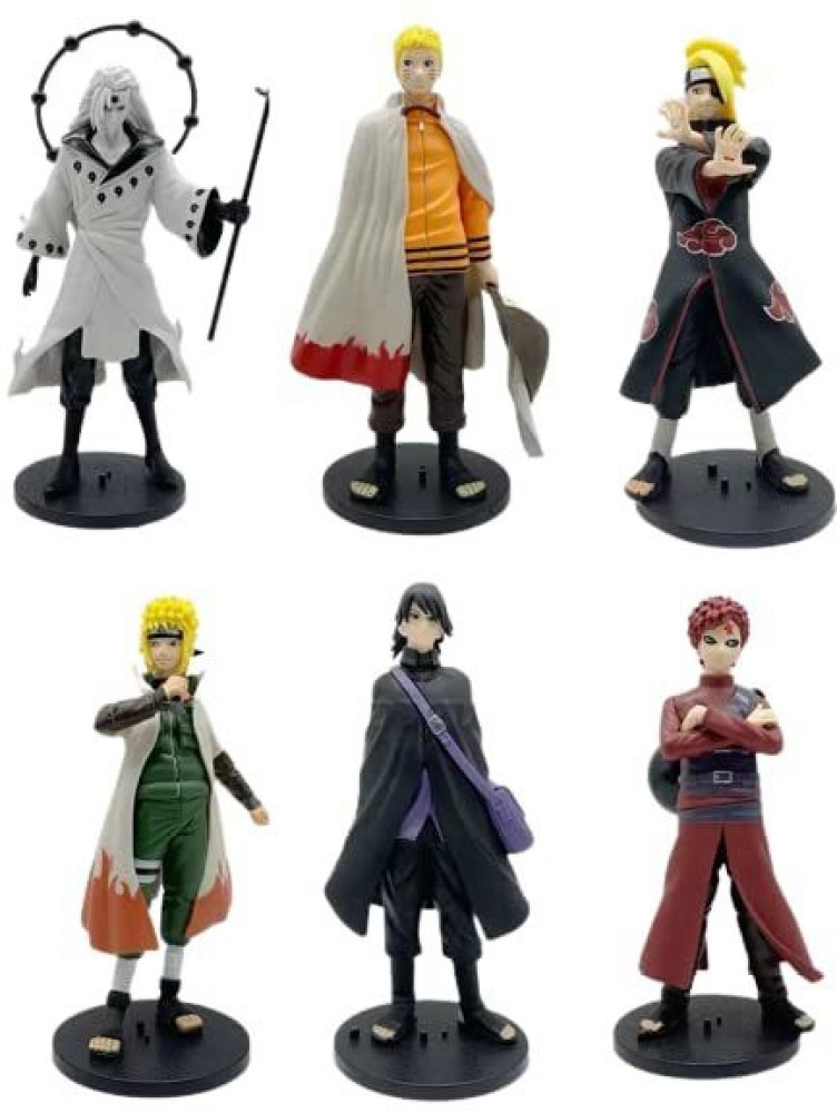 5pcs/Set Naruto Shippuden Action Figures Toy Set: Kakashi Sasuke Gaara  Itachi