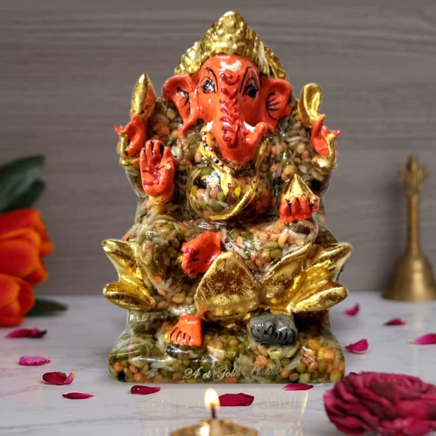 Lord Ganesha Ganesh Statue Oxidized Metal Buy Now 15 inches