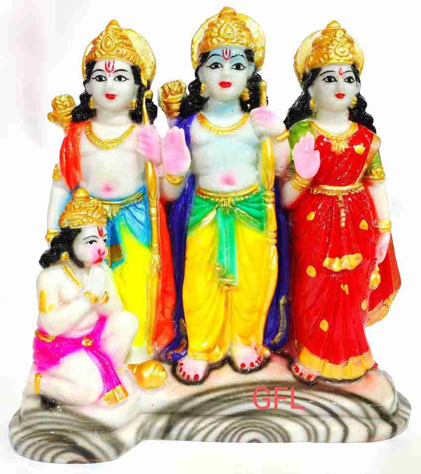 gifts for love Ram Sita Laxhman Hanuman / Lord Ram Family Statue ...