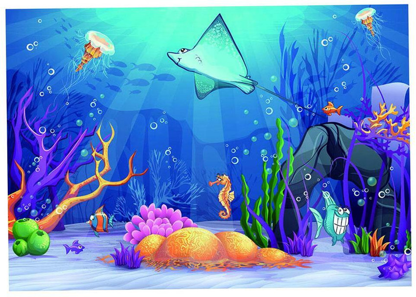 Aquarium Background Posters