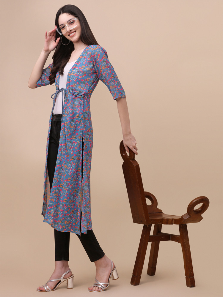 Discover 171+ flipkart shrug kurti POPPY