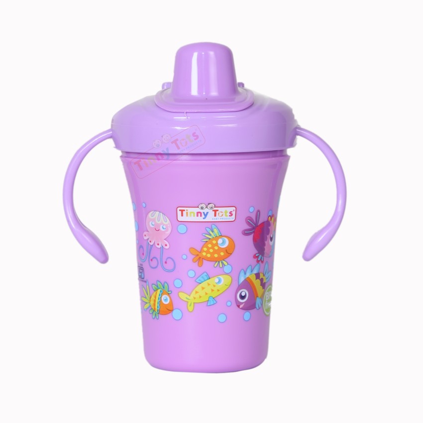 250ml Baby Water Bottle Silicone Learning Cup Kids Non-spill Training Cup  Purple