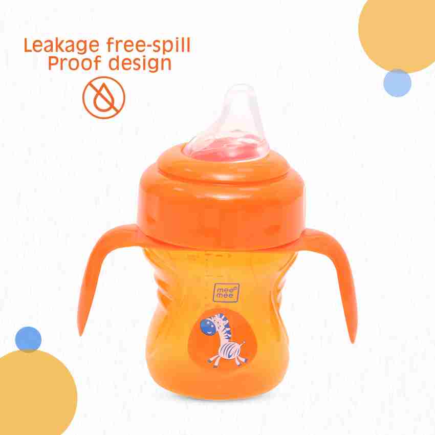 Interchangeable Sipper/Sippy Cup with Silicone Spout &Straw (150ml) For 6m+  Baby