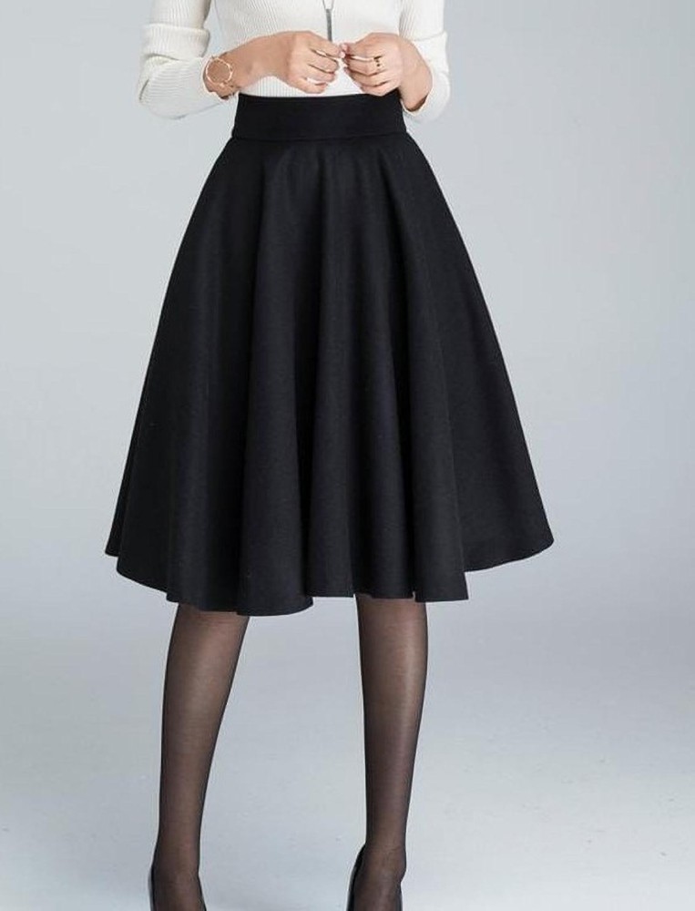 Classical flared skirt for women j001  Long skirt fashion Long skirt  outfits Long skirts for women