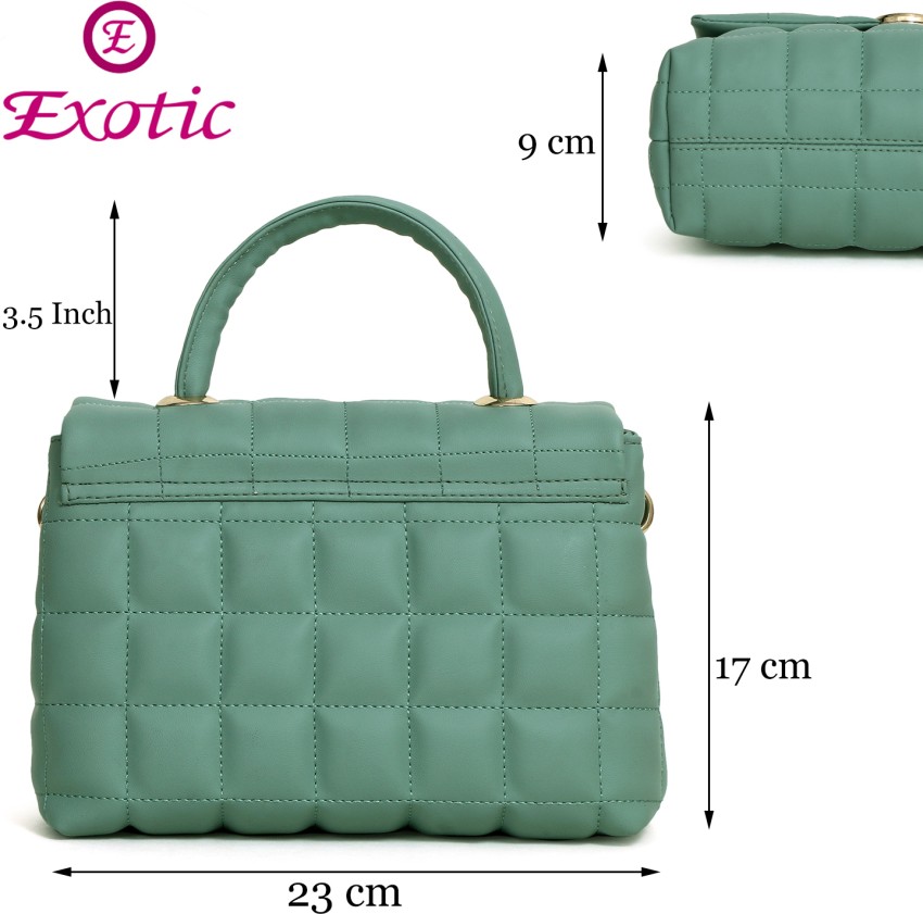 Buy Exotic Women Multicolor Sling Bag Green Online @ Best Price in
