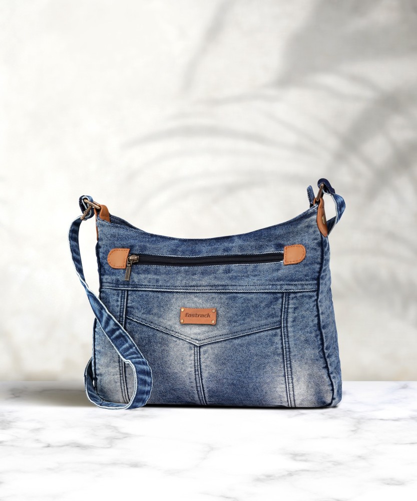 Buy Fastrack Women Casual Blue PU Sling Bag online  Looksgudin