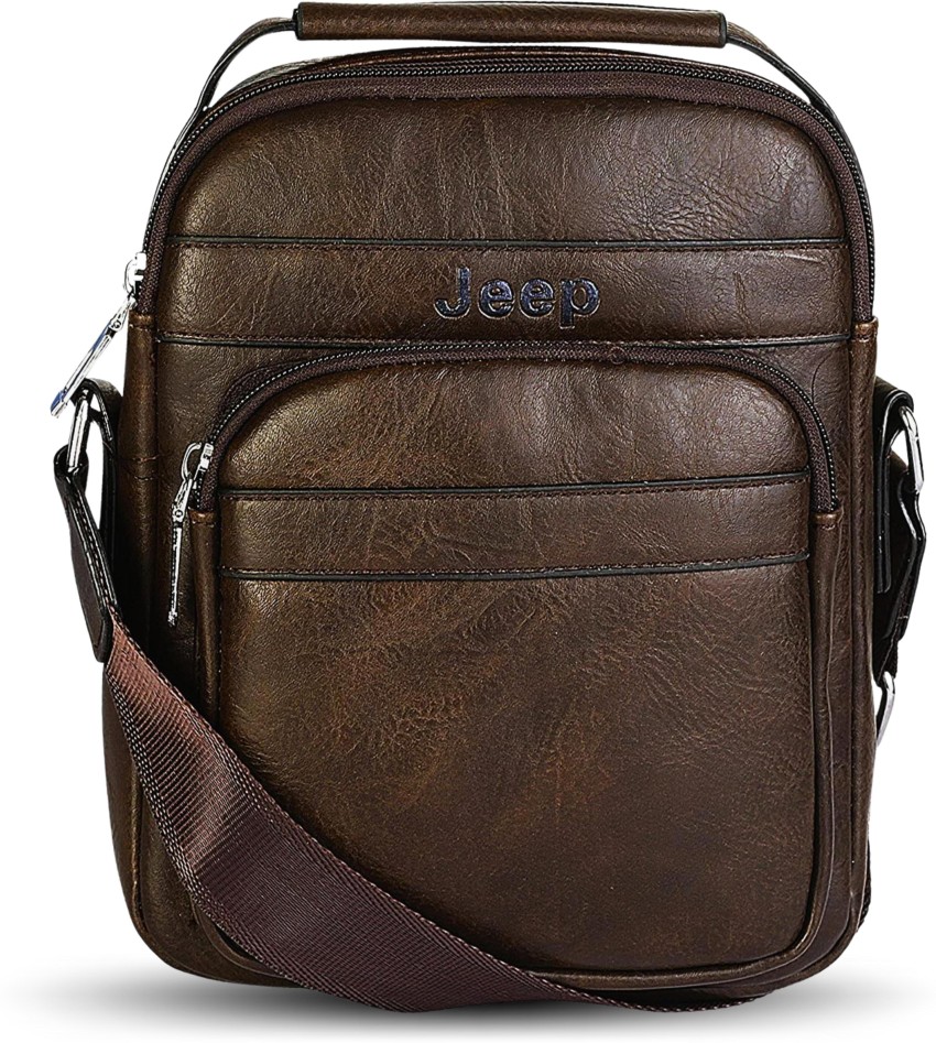 ICHIEF Tan Sling Bag Stylish Leather Sling Bag For Men Travel Mobile Side  Crossbody Gift For Men Tan - Price in India | Flipkart.com