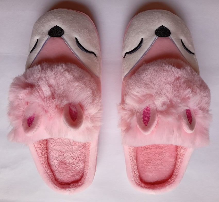 Buy DEKKIN Slippers for men Fluffy Furry Fur House Slipper Anti