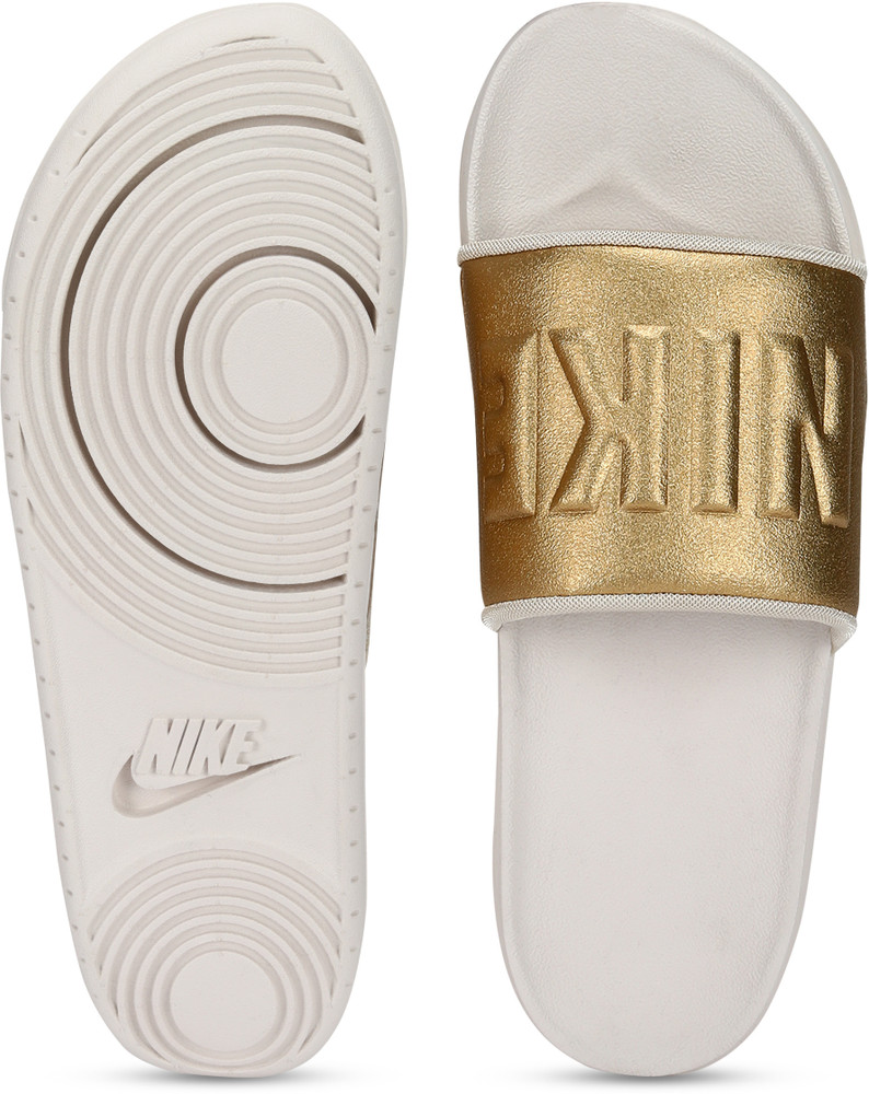 Nike slides online men gold