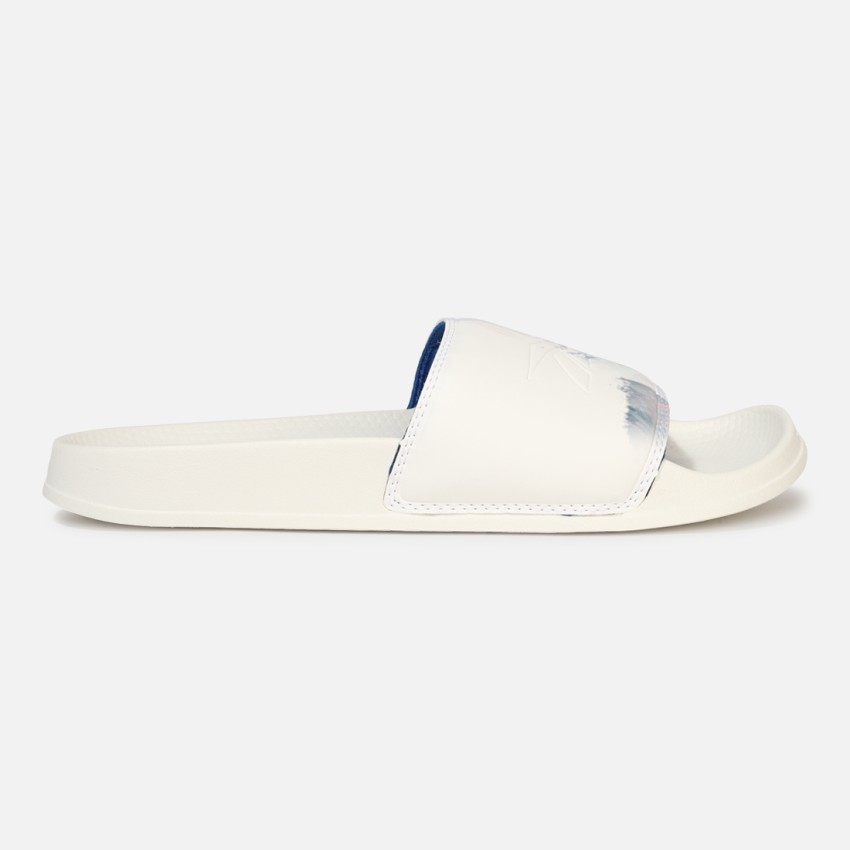 Reebok discount slides white