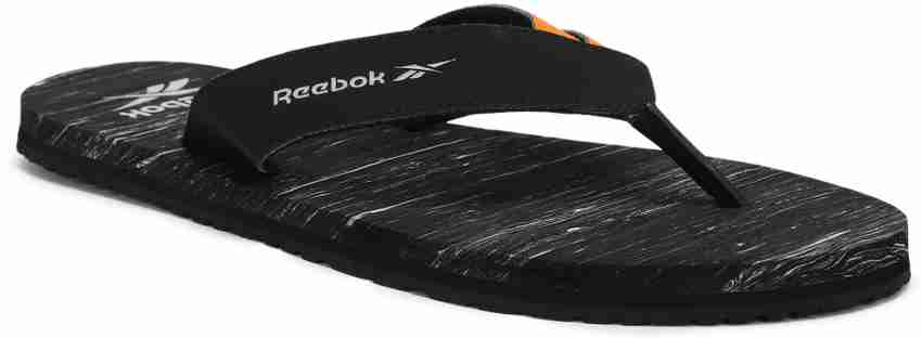 Reebok sales slippers black