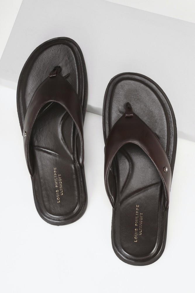 Buy Black Flip Flop & Slippers for Men by LOUIS PHILIPPE Online