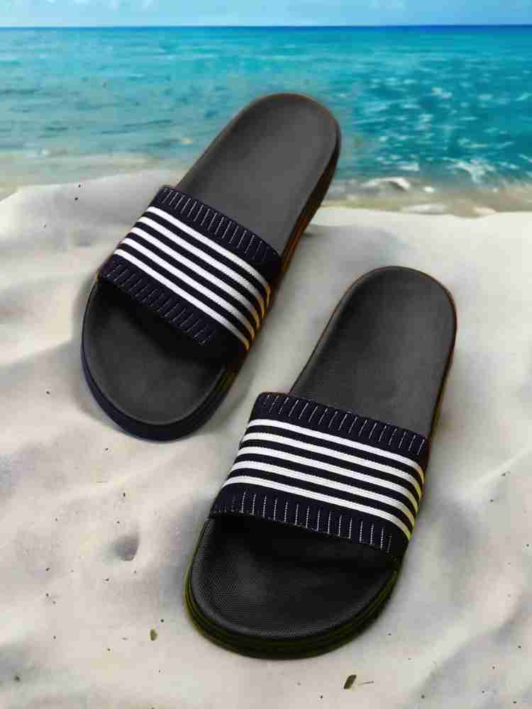 Kapani black 2025 slide flip flop