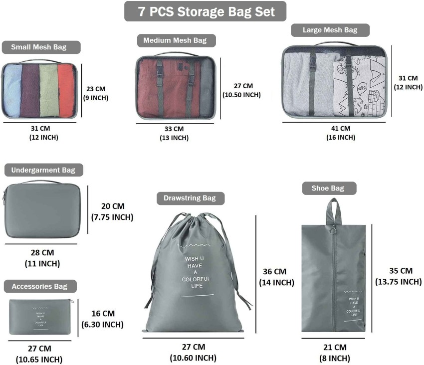 1-177/ LV-Packing-Cube-PM1) Bag Organizer for LV Packing Cube PM size  Organizer - SAMORGA® Perfect Bag Organizer