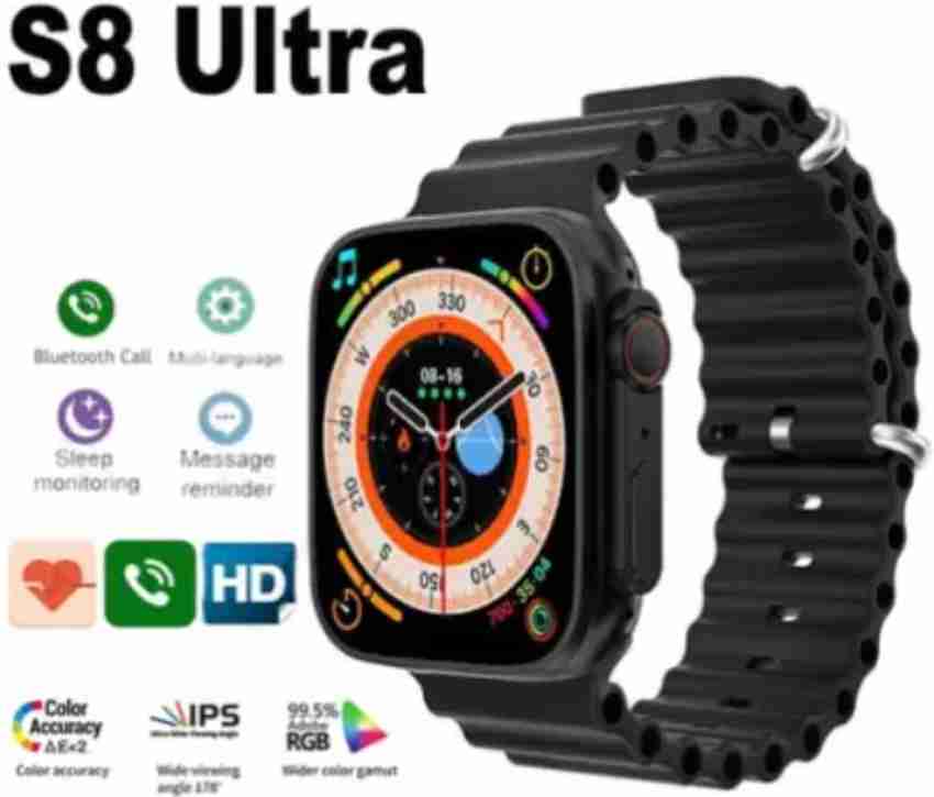 FRONY YZ61 S8 PRO WATCH Smartwatch Orange Strap FREE SIZE