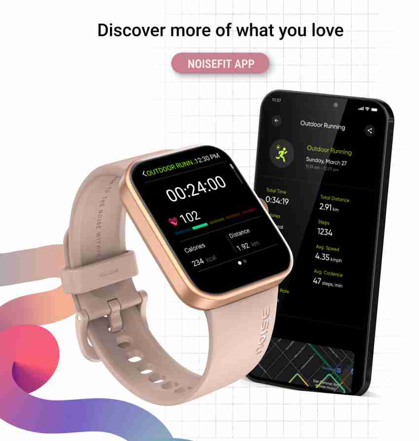 Noise Loop 1.85'' Display with Advanced Bluetooth Calling, 550 Nits  Brightness Smartwatch Price in India - Buy Noise Loop 1.85'' Display with  Advanced Bluetooth Calling, 550 Nits Brightness Smartwatch online at