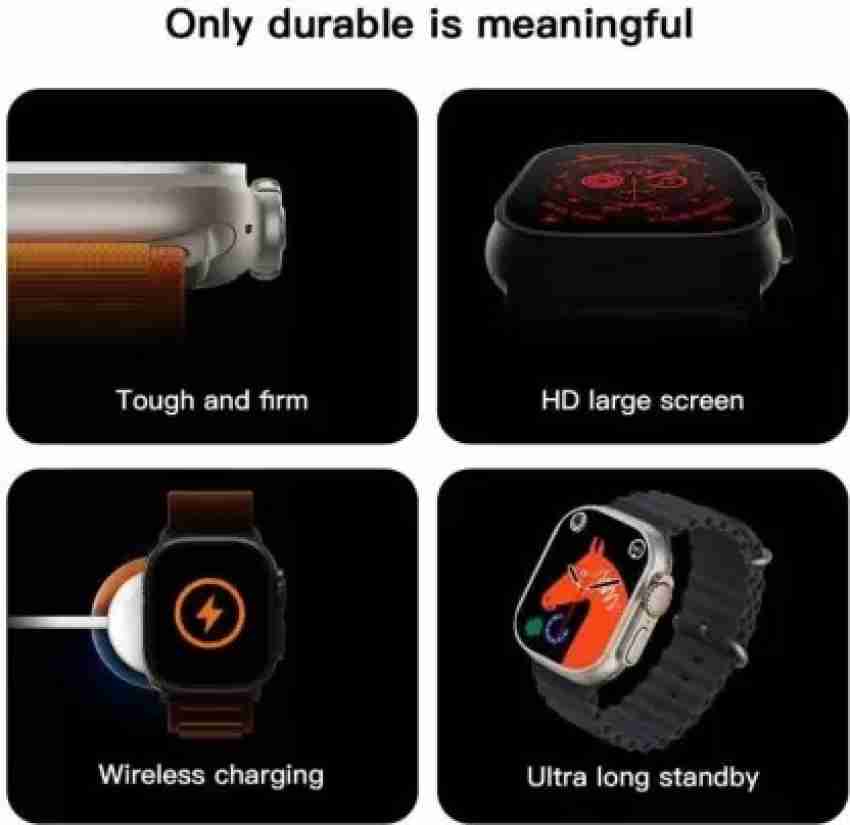 Foxne Point Ultra 49mm Smart Watch Titanium Case. Fitness Tracker, Precision Action Button, Smartwatch