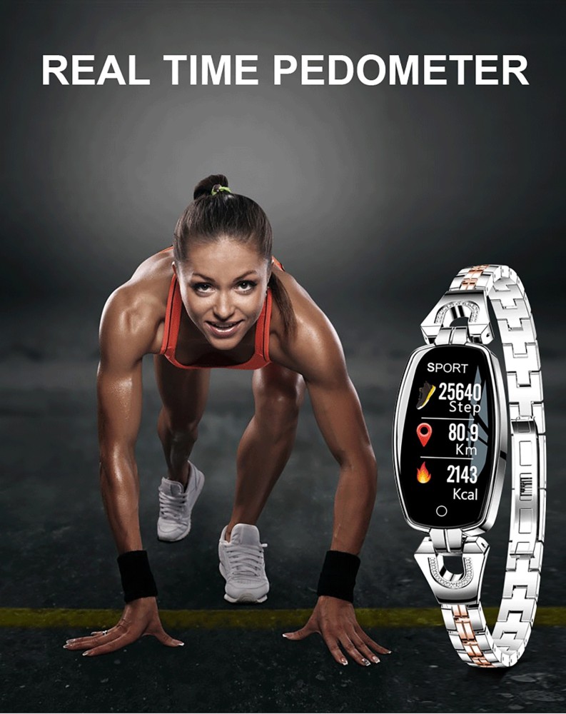 Smart Watch Women Heart Rate Monitor Standby Fitness Bracelet Waterproof  Pedometer Tracker