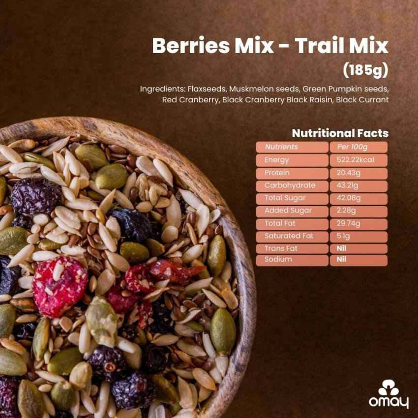 Strawberry Blast Trail Mix, 400g POUCH - Omay Foods