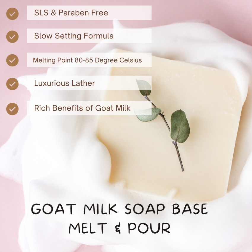 Goat Milk Melt and Pour Soap Base 500g