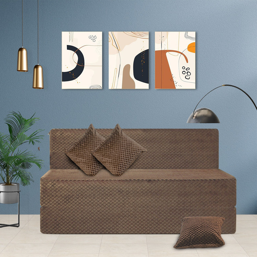 Fold Out Foam Sofa Bed Double Baci Living Room