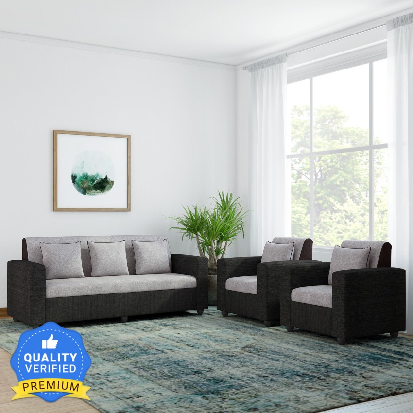 Bharat Lifestyle Tulip Fabric 3 + 1 + 1 Sofa Set Price In India - Buy  Bharat Lifestyle Tulip Fabric 3 + 1 + 1 Sofa Set Online At Flipkart.Com