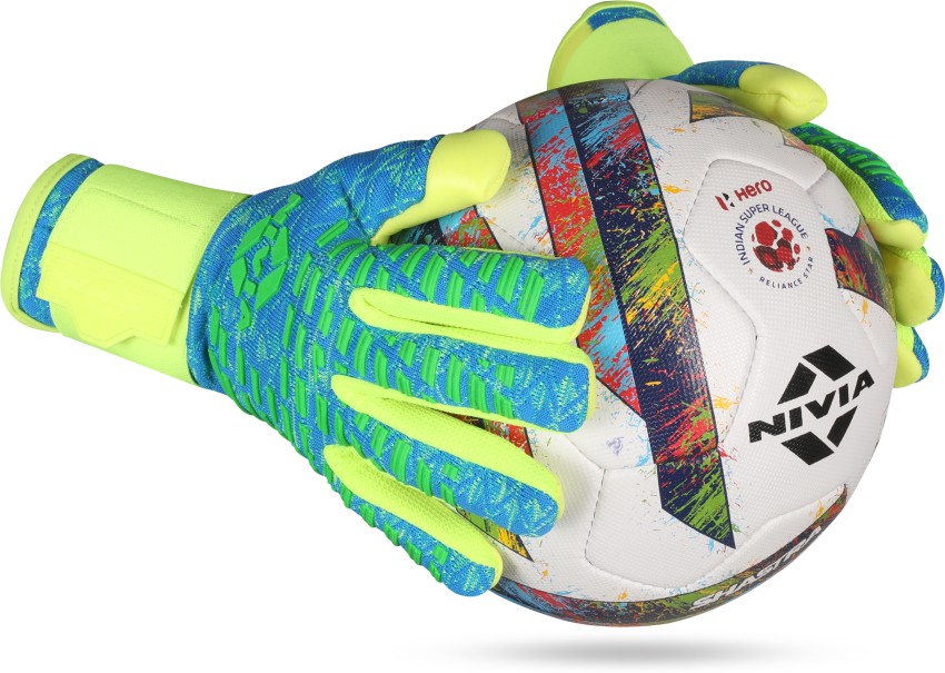 Buy NIVIA Unisex Off White & Beige Printed Simbola Goal Keeper Football  Gloves - Sports Accessories for Unisex Kids 1661107