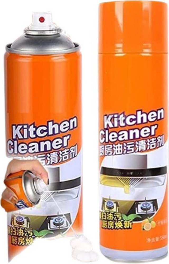 Kitchen Foam Cleaner Spray 500ML - Orange