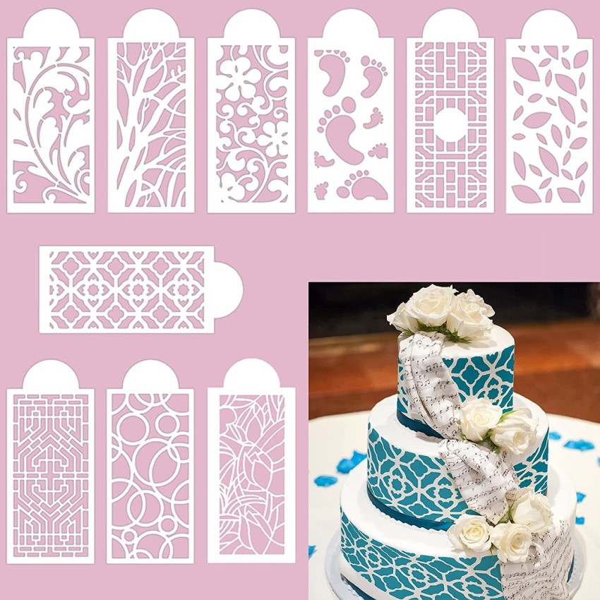 Camilla Rose Stencil set - 3 Tier Cake Stencil, Wedding Cake Decorating  Stencil, Stencils for Decoration | Wish