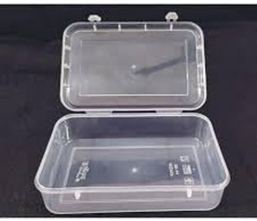 10 Pcs Clear Small Storage Box Plastic Transparent Container with