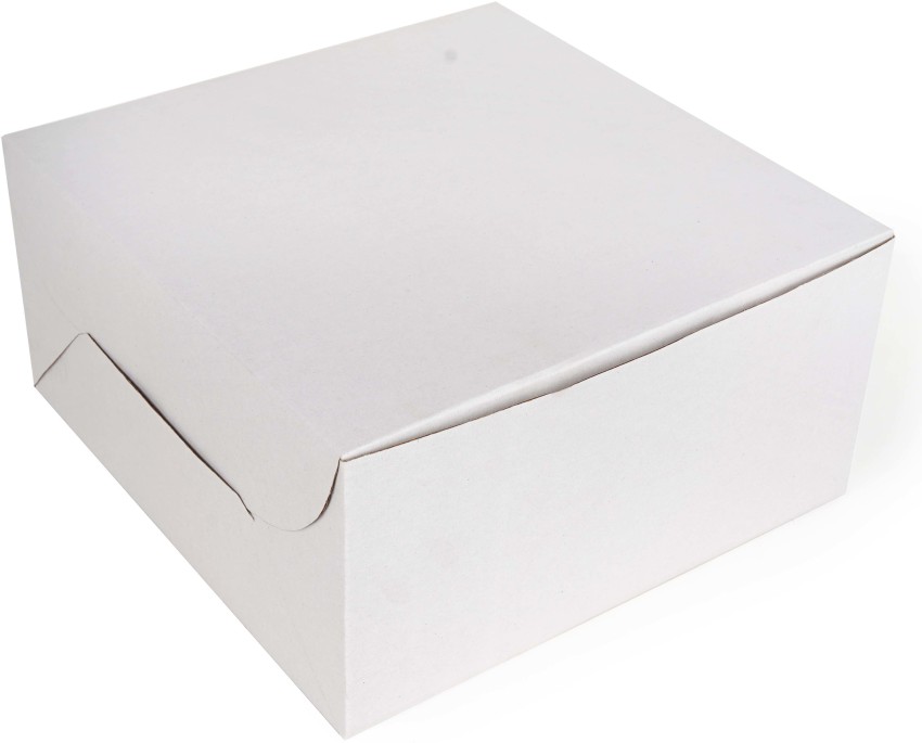 white cake boxes and lids 10 inches