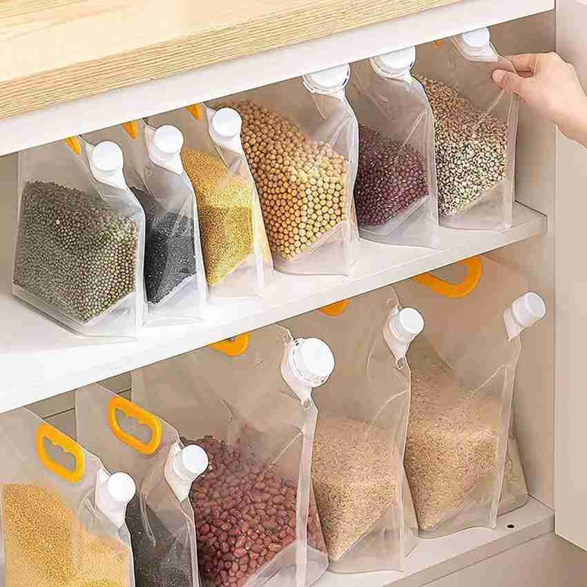 Plastic 1.5L Food Storage Bag Grain Storage Suction Bags