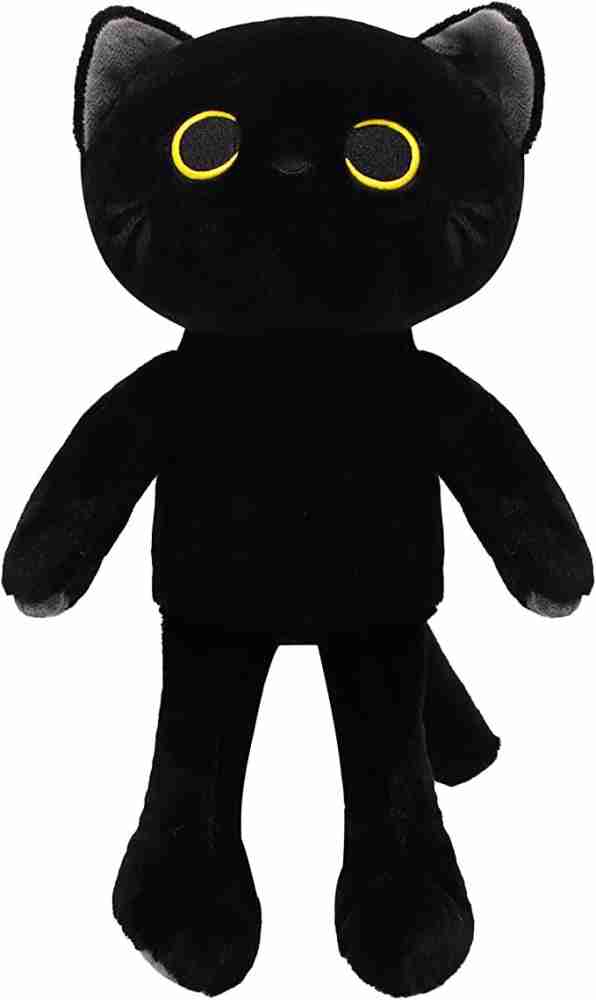 black cat stuffed toy