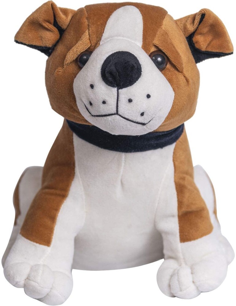 brown pitbull stuffed animal