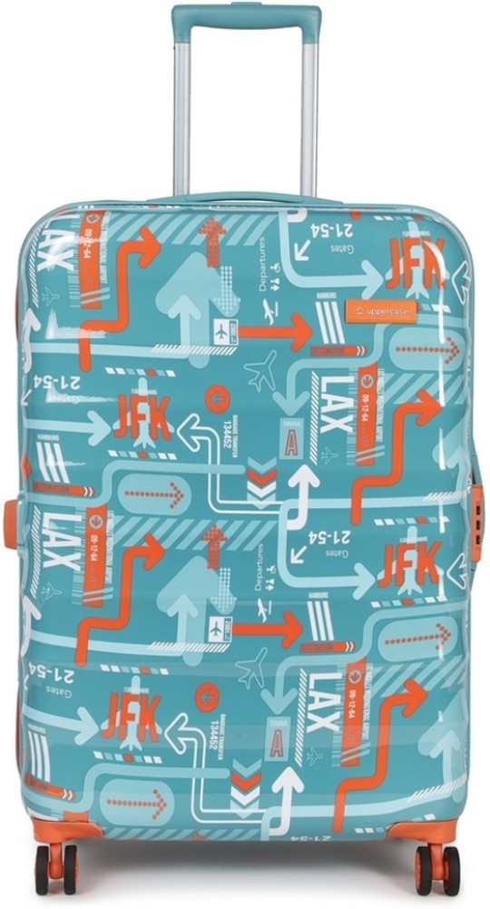 Uppercase JFK Duo Hard Luggage Trolley Bag Set of 3 (S+M+L) Teal