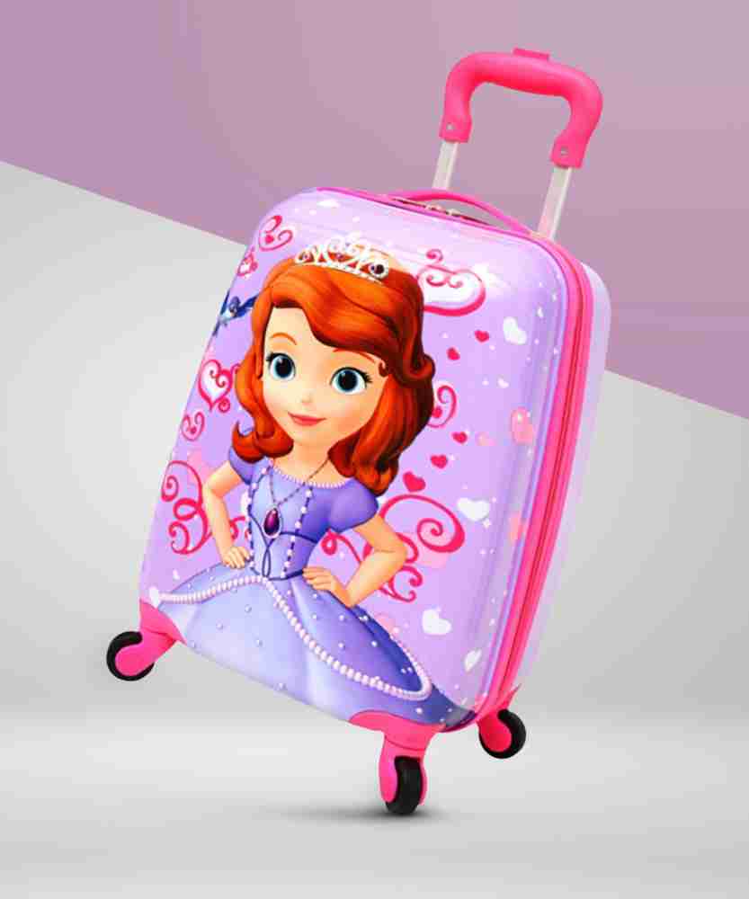 New cartoon kids travel suitcase on wheels,carry on cabin trolley luggage  bag,girls rolling luggage case,children gift,suitcase