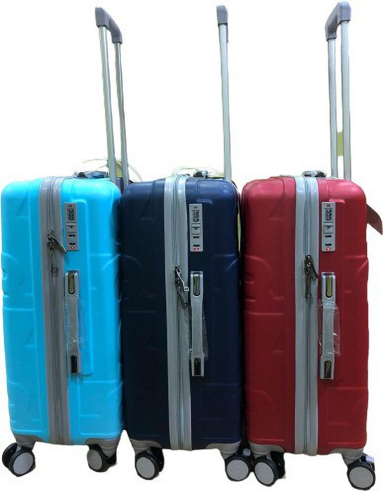 Blue Polycarbonate Sinomate Alto Premium Luggage Trolley Bag, Size:  36x18inch(LXW)
