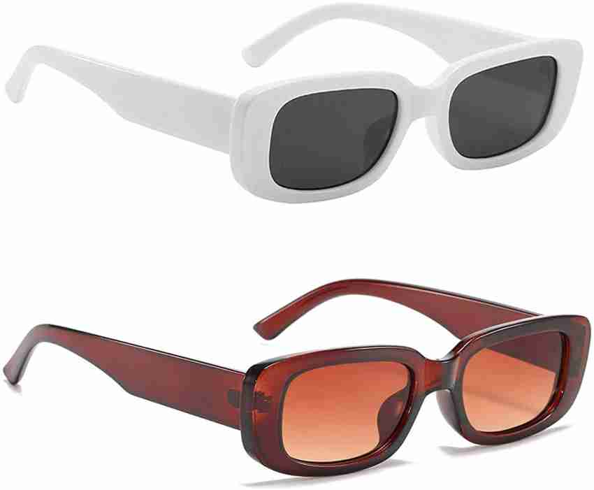 Buy PHENOMENAL Retro Square Sunglasses Black, Brown For Men