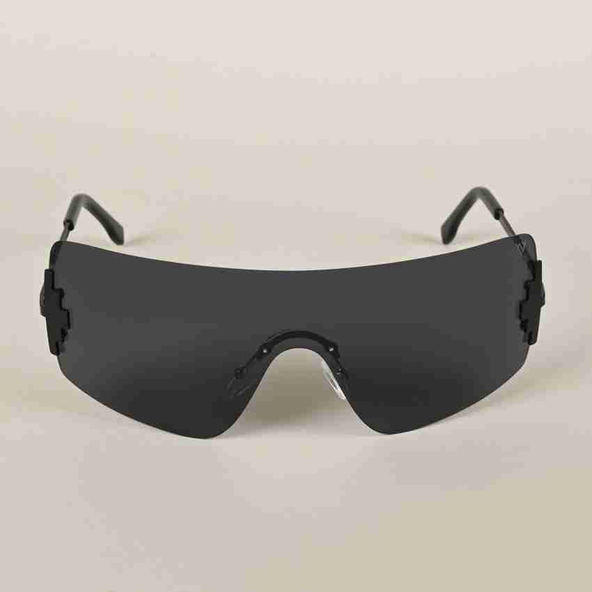 Buy VOYAGE Wrap-around Sunglasses Black For Men & Women Online @ Best  Prices in India