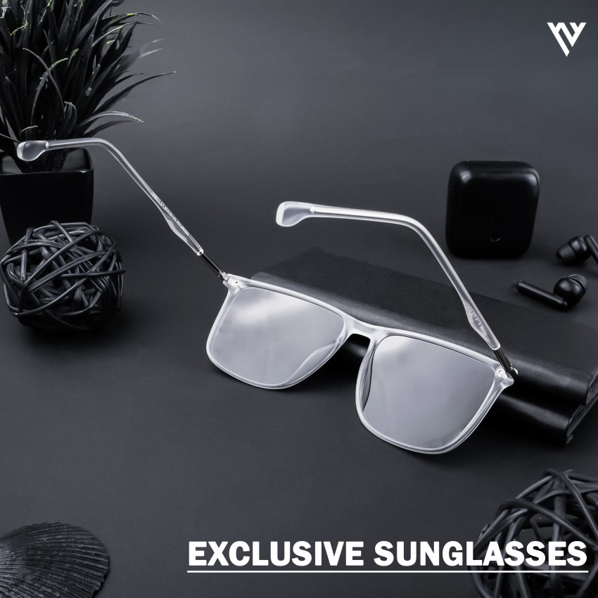 Voyage Exclusive Black Polarized Wayfarer Sunglasses for Men & Women (