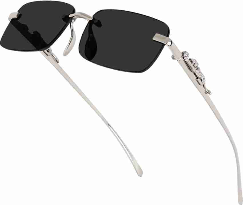  Mc Stan Rimless Men And Womens Sunglasses Retro Luxury Gold Metal