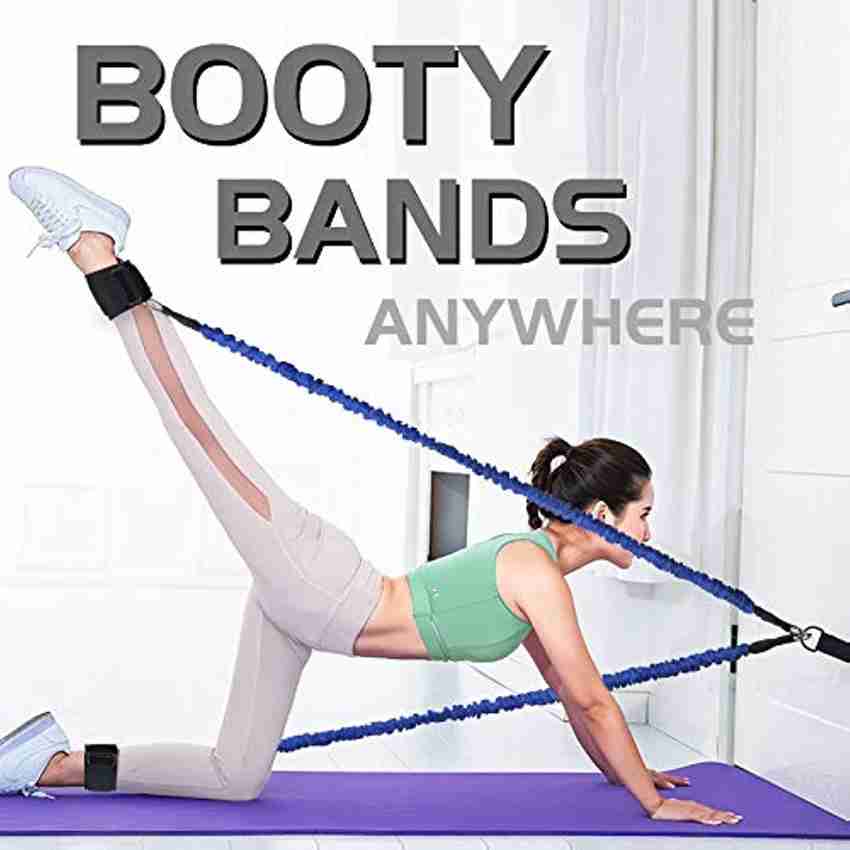 Cable Kickbacks With Resistance Band