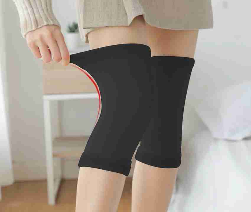 Buy HUSB ™ Woolen Leg Warmer Knee Cap Cover High Socks Black for Men & Women 1 Pair Back / Lumbar Support Online at Best Prices in India - Boxing, Fitness, Hiking, Running, Skating, Snowboarding, Tennis | Flipkart.com